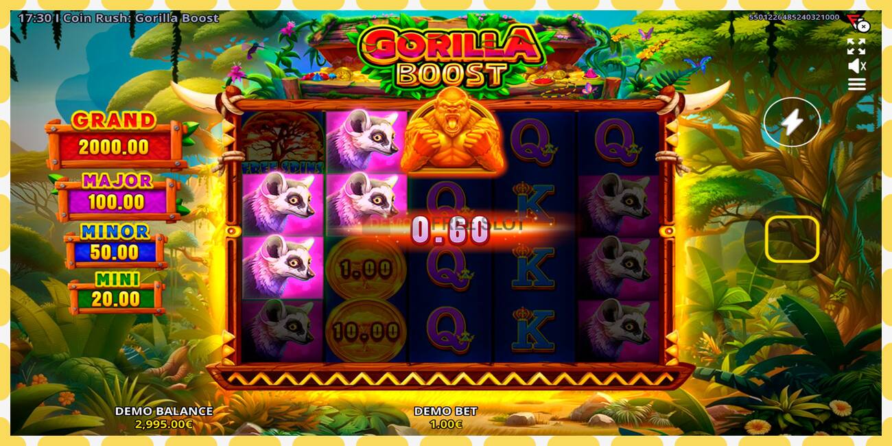 Demo slot Coin Rush: Gorilla Boost free and without registration, picture - 1