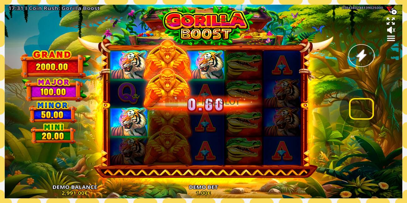 Demo slot Coin Rush: Gorilla Boost free and without registration, picture - 1