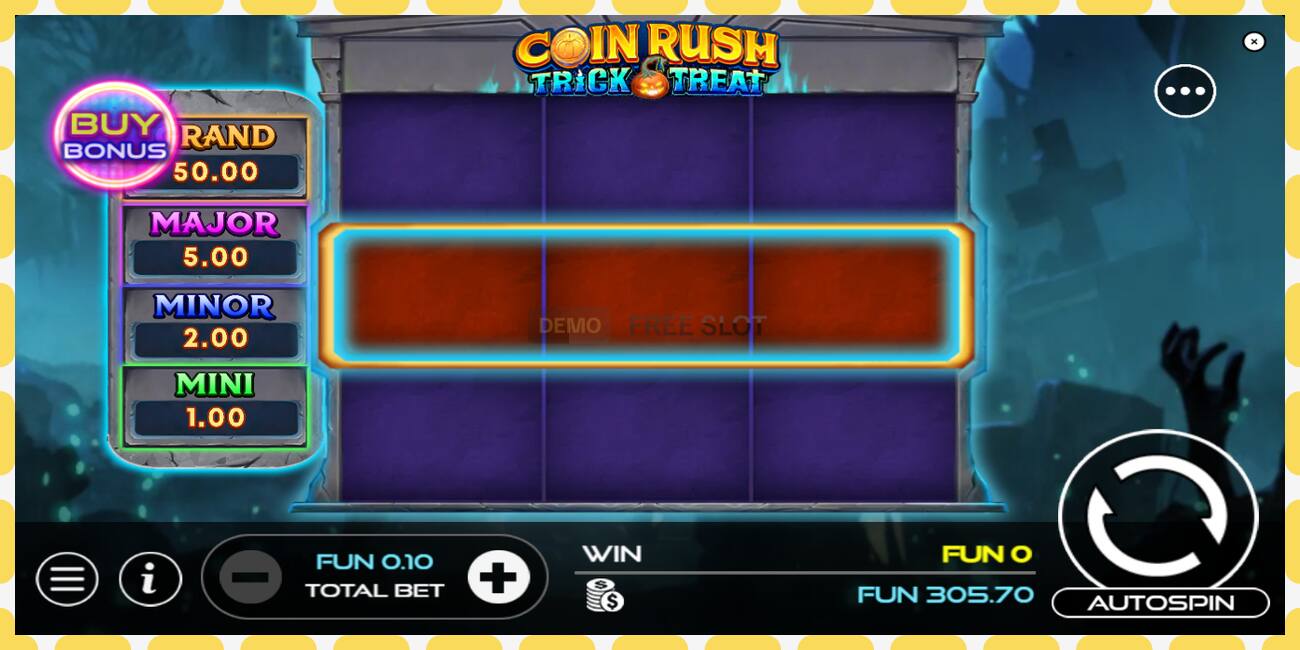 Gniazdo demonstracyjne Coin Rush: Trick o Treat bezpłatnie i bez rejestracji, zdjęcie - 1