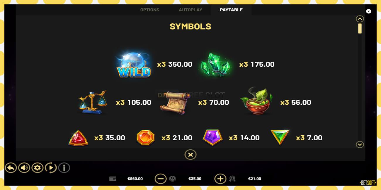 Demo slot Coins of Alkemor free and without registration, picture - 1