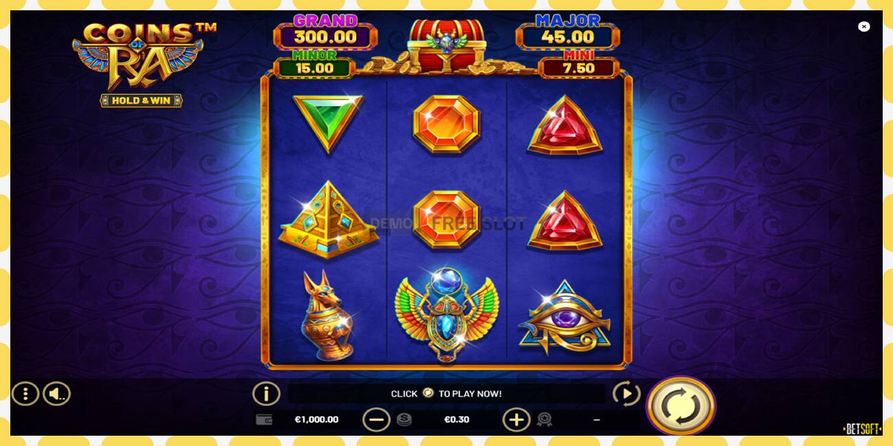 Slot demo Coins of Ra gratis dan tanpa registrasi, gambar - 1