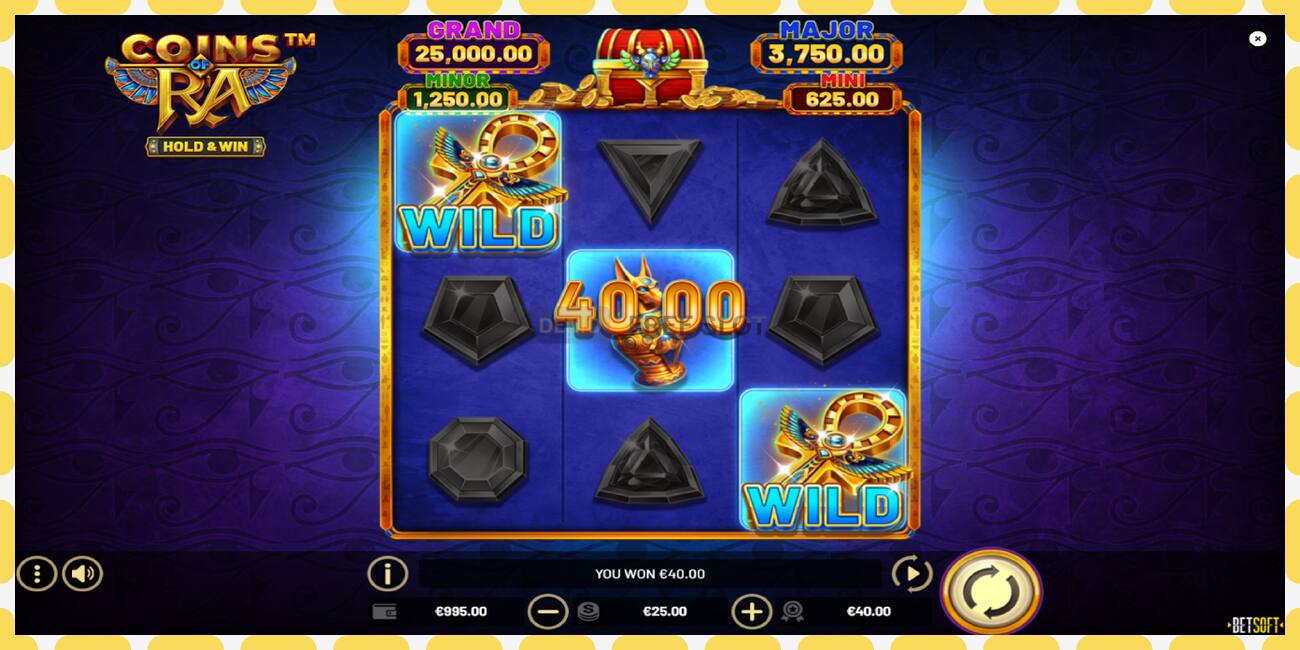 Slot demo Coins of Ra gratis dan tanpa registrasi, gambar - 1