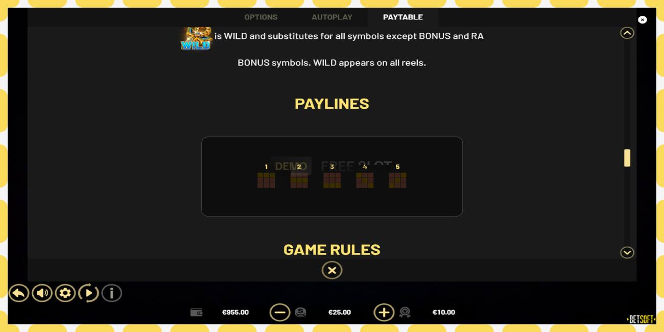 Demo-Slot Coins of Ra kostenlos und ohne anmeldung, bild - 1