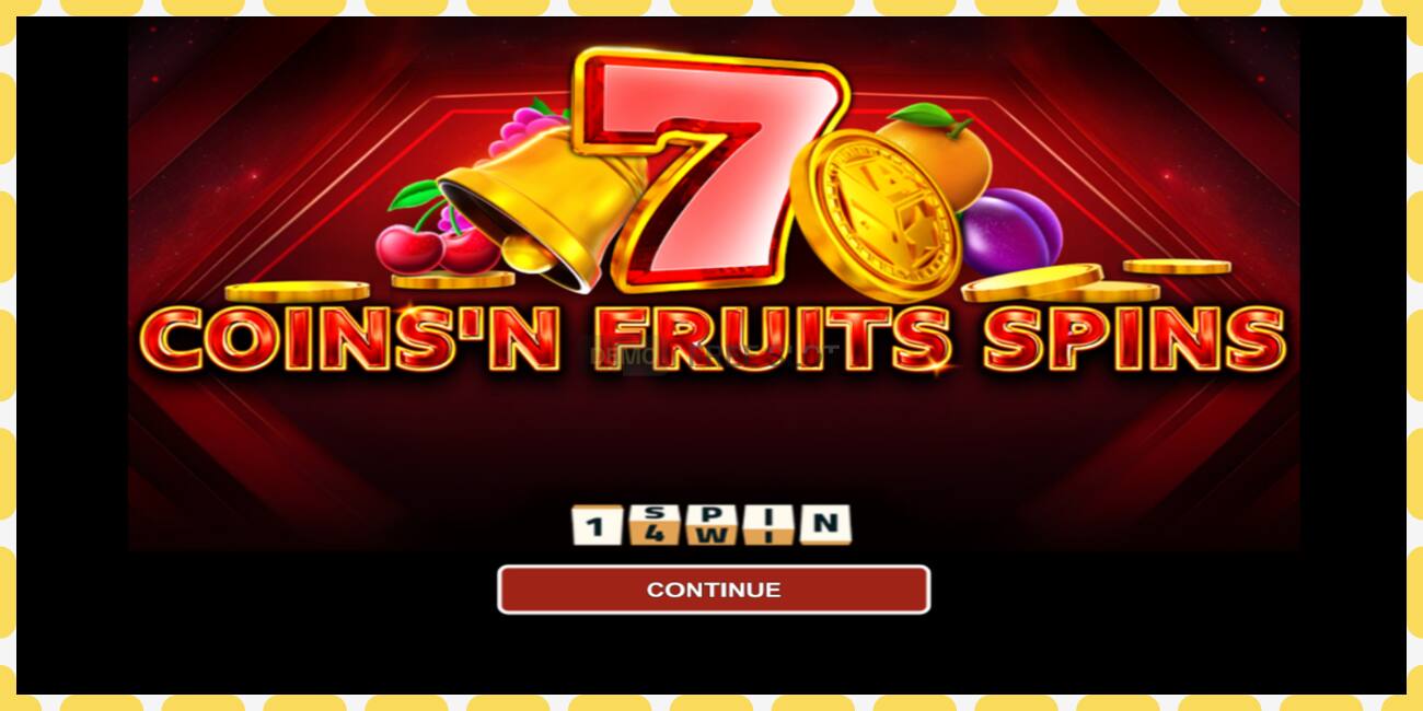 Demo slot Coinsn Fruits Spins free and without registration, picture - 1