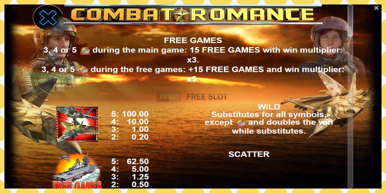 Demo slot Combat Romance free and without registration, picture - 1