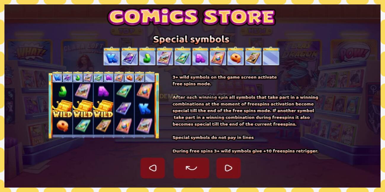 Slot dimostrativo Comics Store gratuito e senza registrazione, immagine - 1