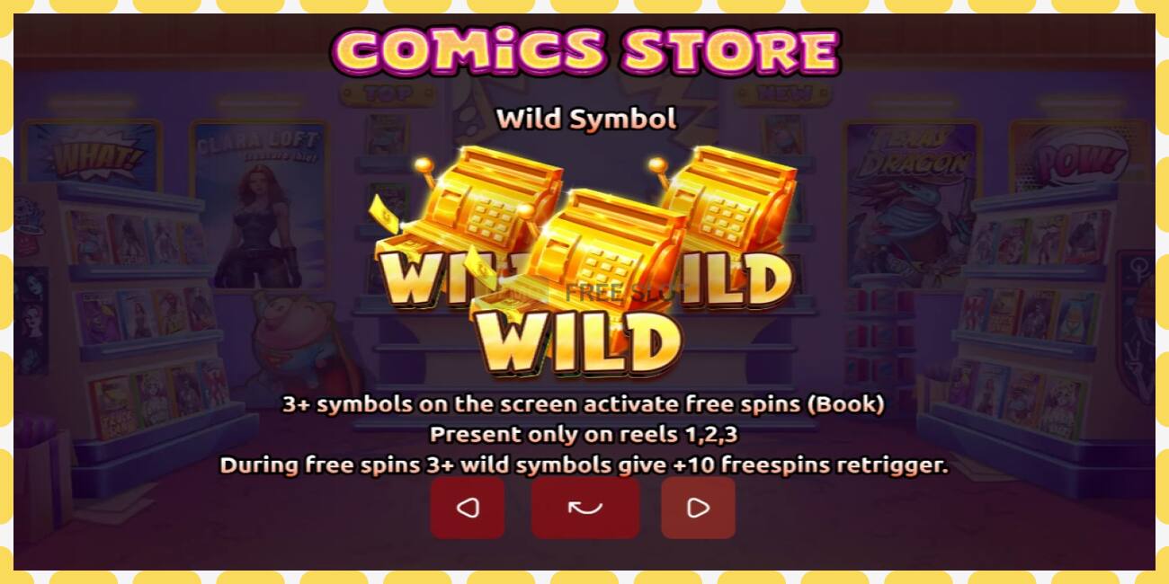 Demo-spor Comics Store gratis og uten registrering, bilde - 1