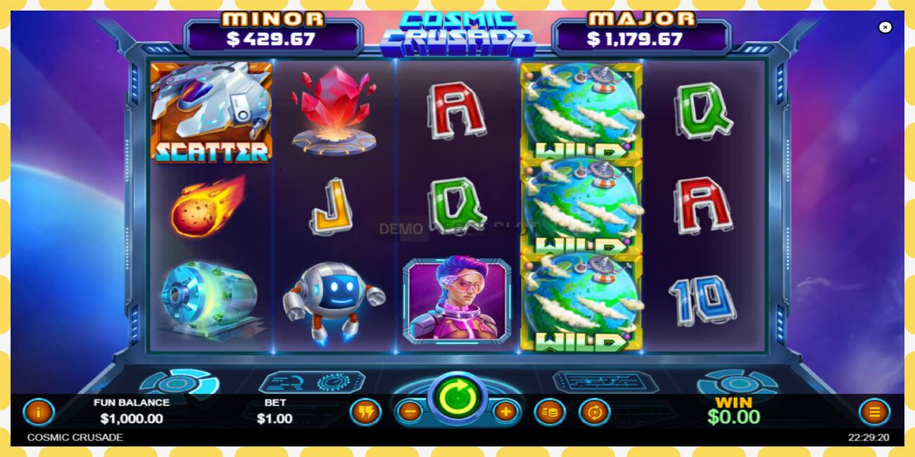 Demo slot Cosmic Crusade free and without registration, picture - 1