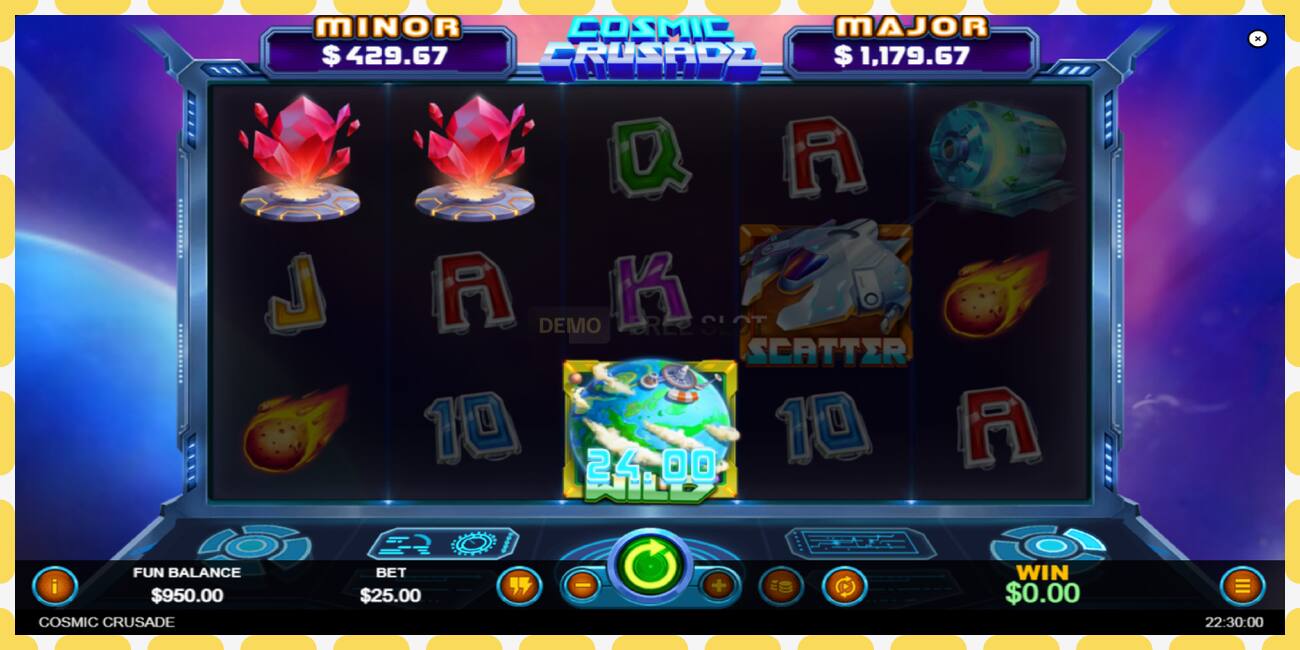 Demo slot Cosmic Crusade free and without registration, picture - 1