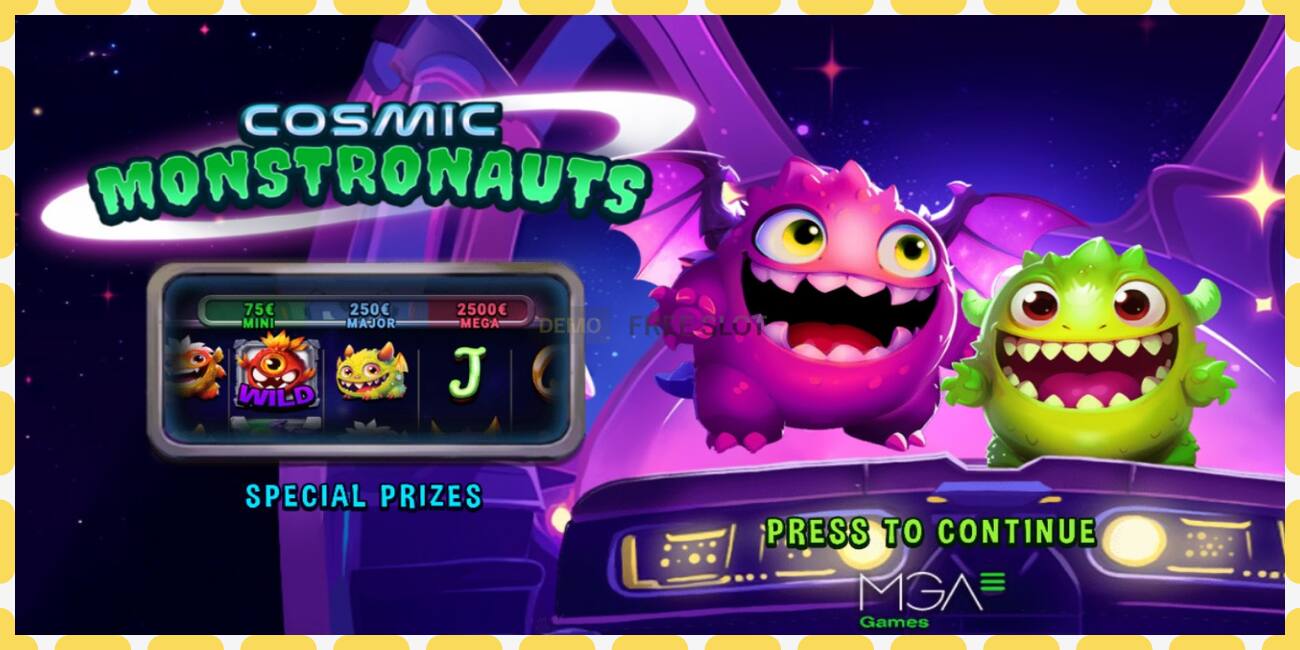 Demo slot Cosmic Monstronauts free and without registration, picture - 1