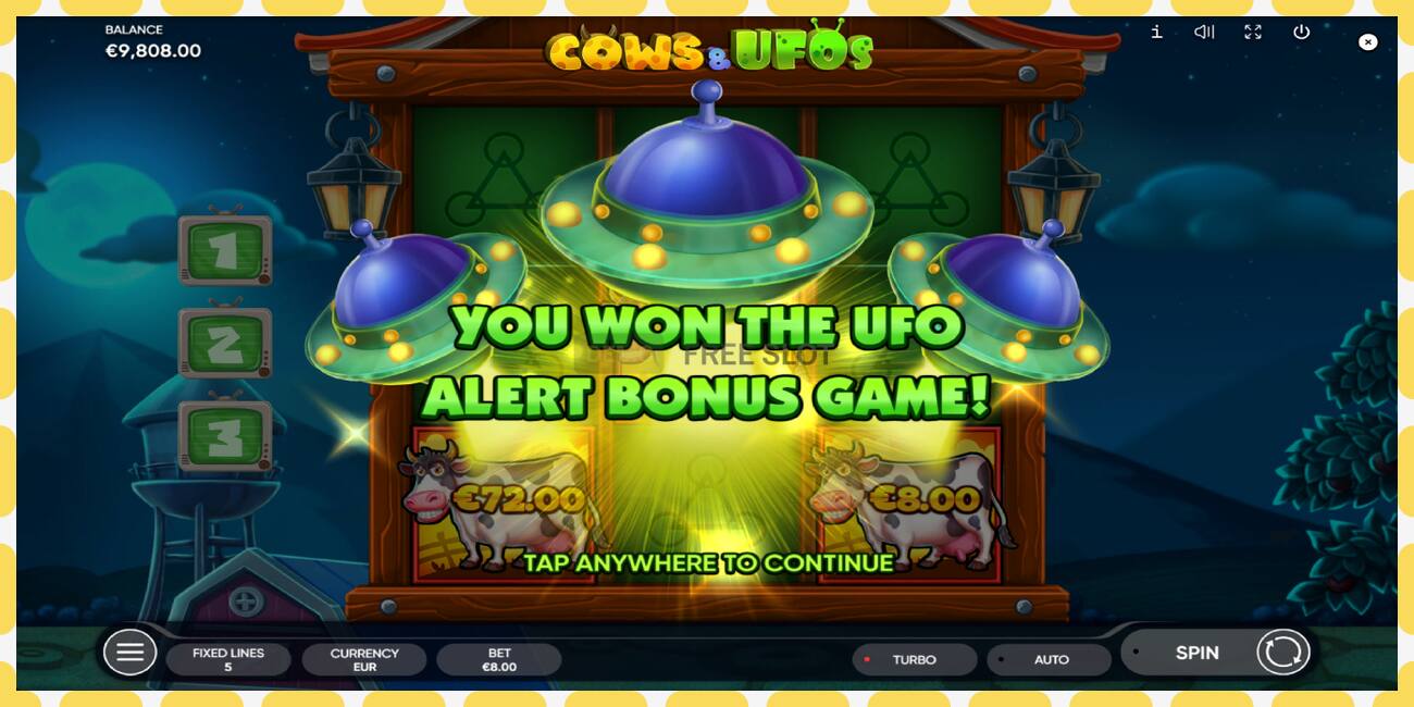 Demo slot Cows & UFOs නොමිලේ සහ ලියාපදිංචියකින් තොරව, පින්තූරය - 1