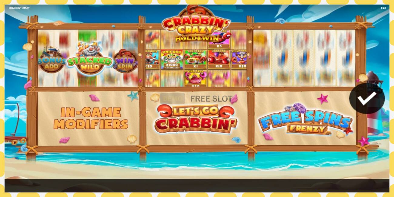 Demo slot Crabbin Crazy free and without registration, picture - 1