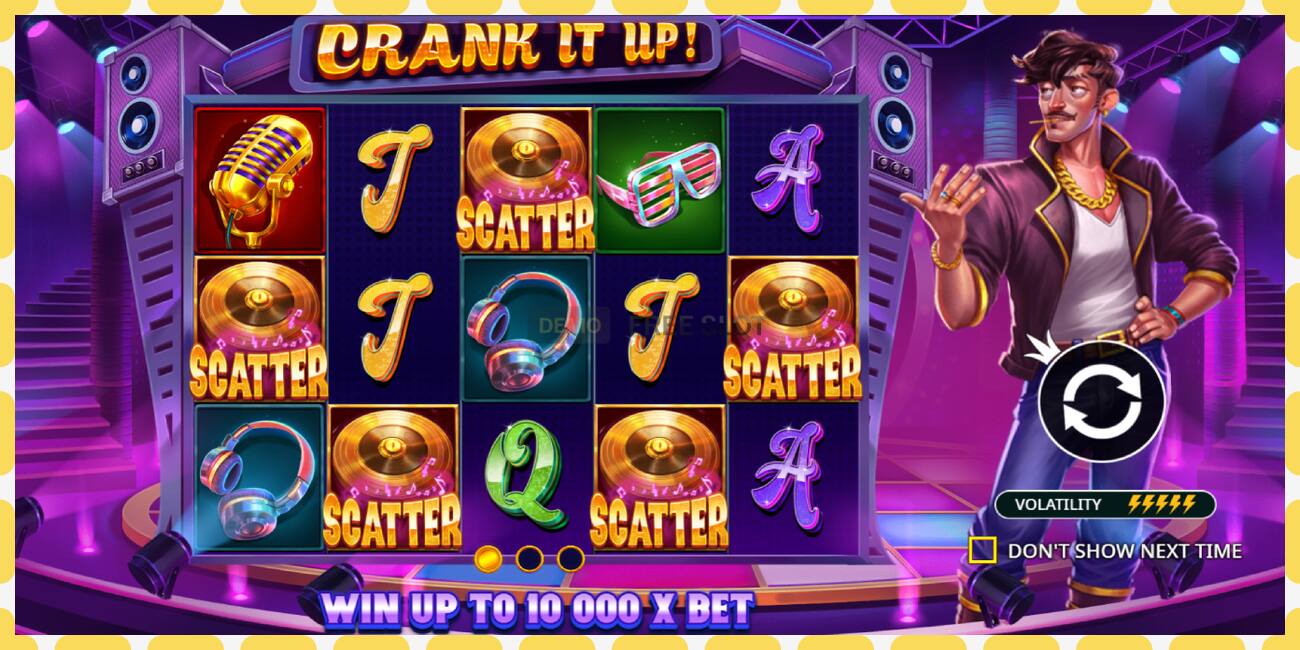 Demo slot Crank it Up free and without registration, picture - 1