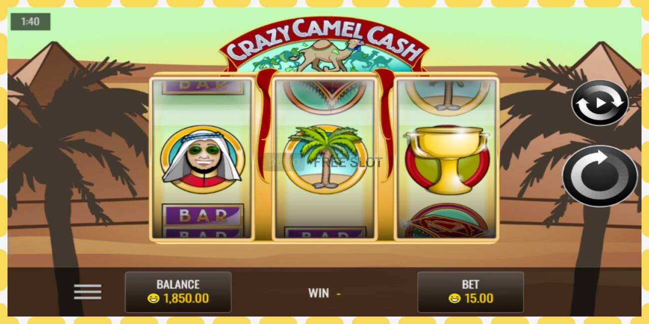 Ковокии намоишӣ Crazy Camel Cash ройгон ва бидуни қайд, расм - 1