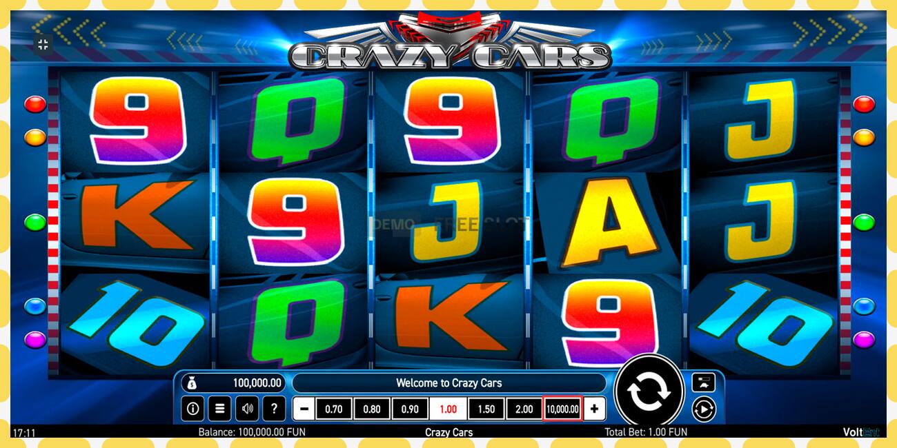 Demo slot Crazy Cars free and without registration, picture - 1