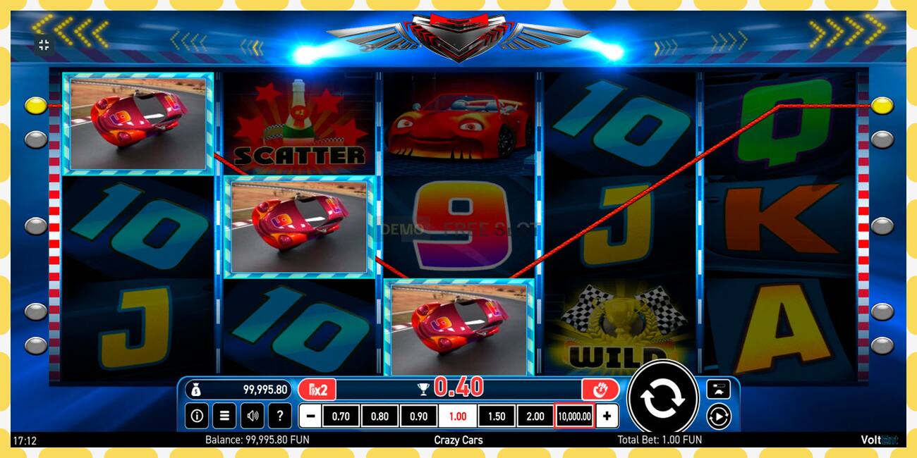 Demo slot Crazy Cars free and without registration, picture - 1