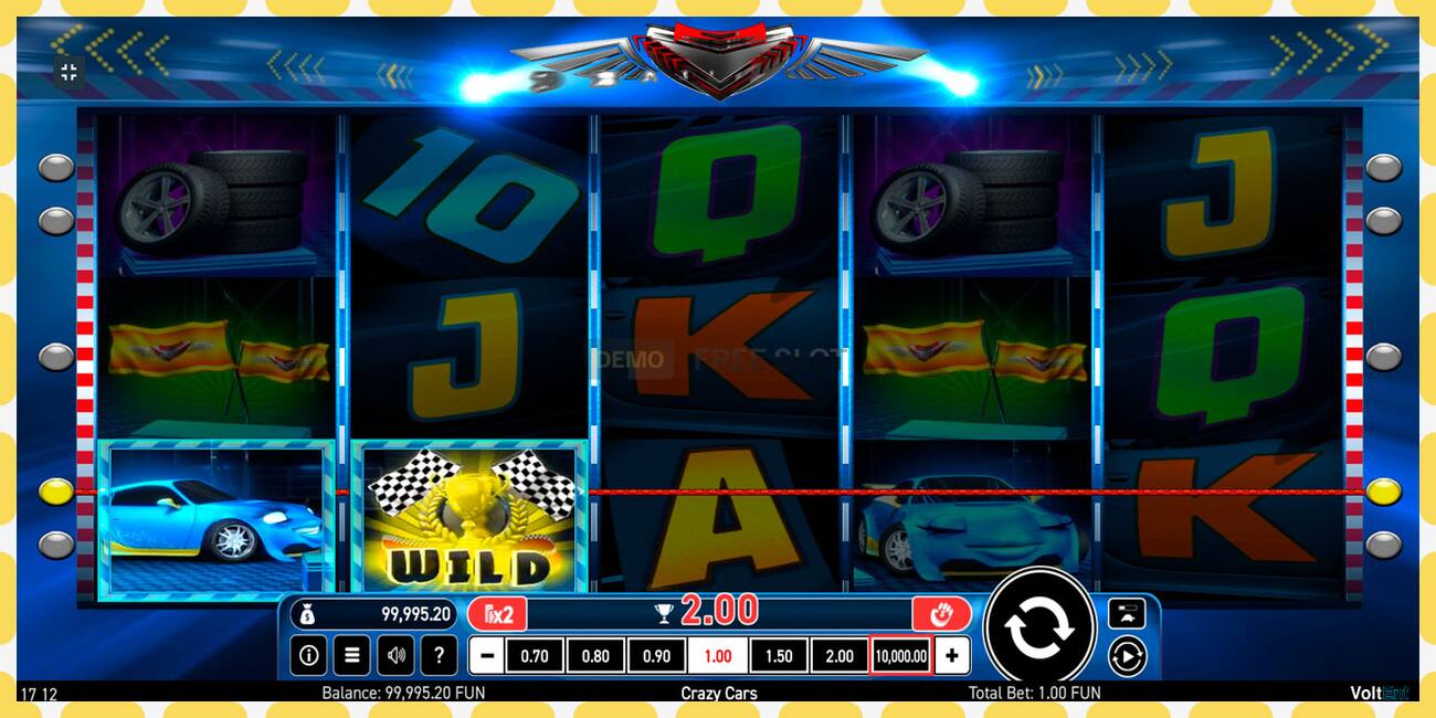 Demo slot Crazy Cars free and without registration, picture - 1