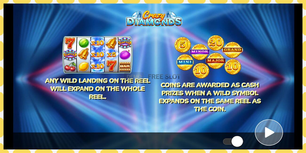 Demo slot Crazy Diamonds free and without registration, picture - 1