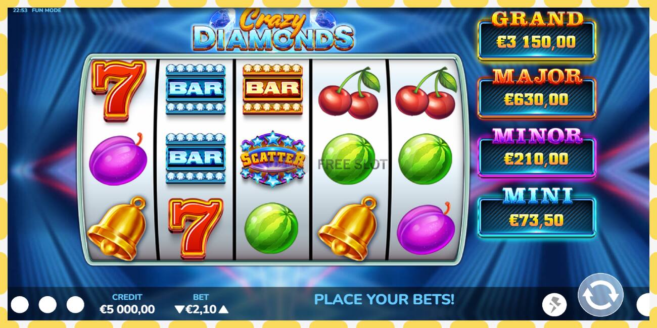 Demo slot Crazy Diamonds free and without registration, picture - 1