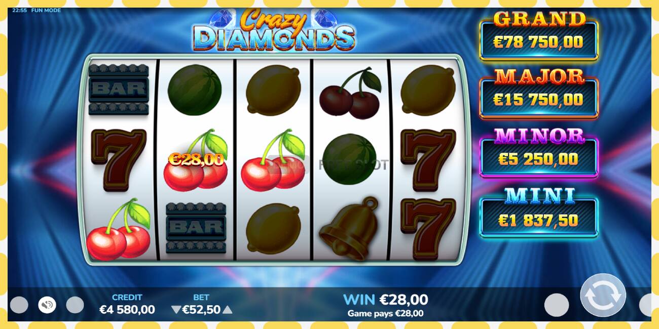 Demo slot Crazy Diamonds free and without registration, picture - 1