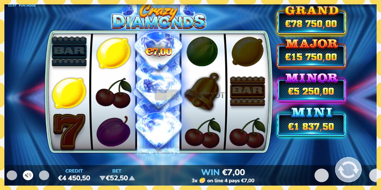 Demo slot Crazy Diamonds free and without registration, picture - 1