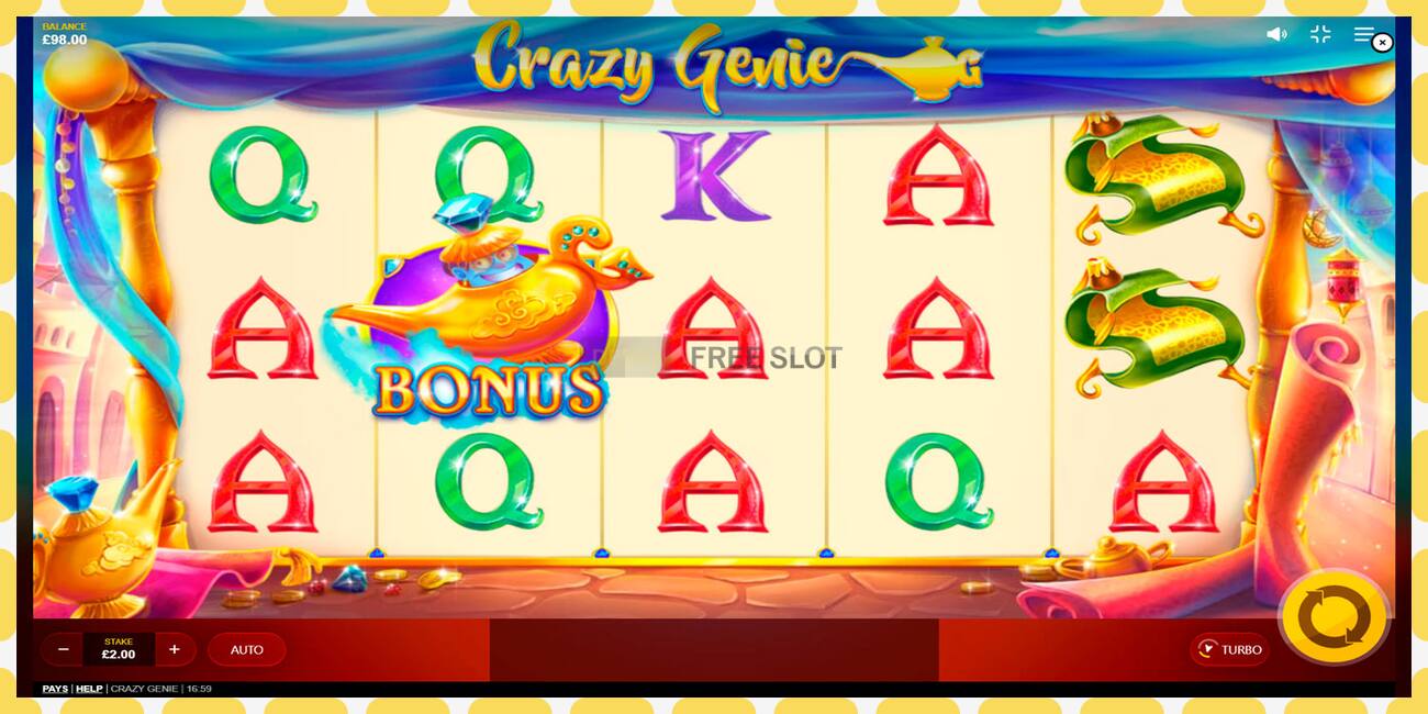 Demo slot Crazy Genie free and without registration, picture - 1