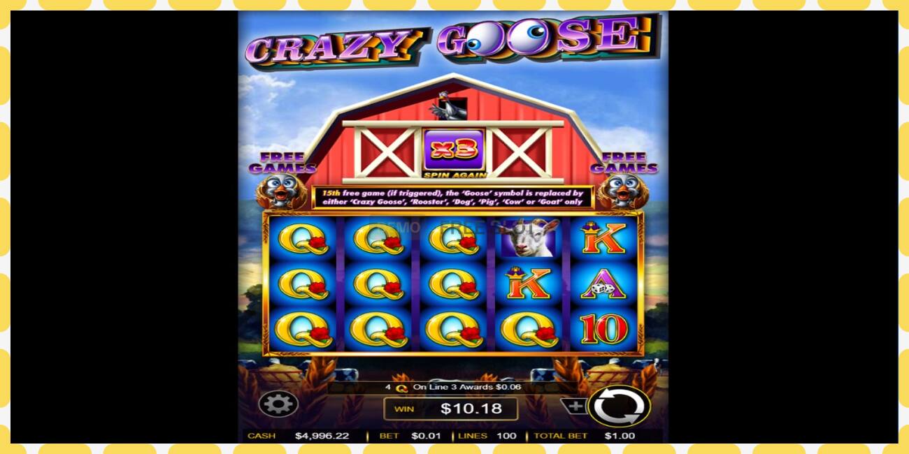 Demo slot Crazy Goose free and without registration, picture - 1