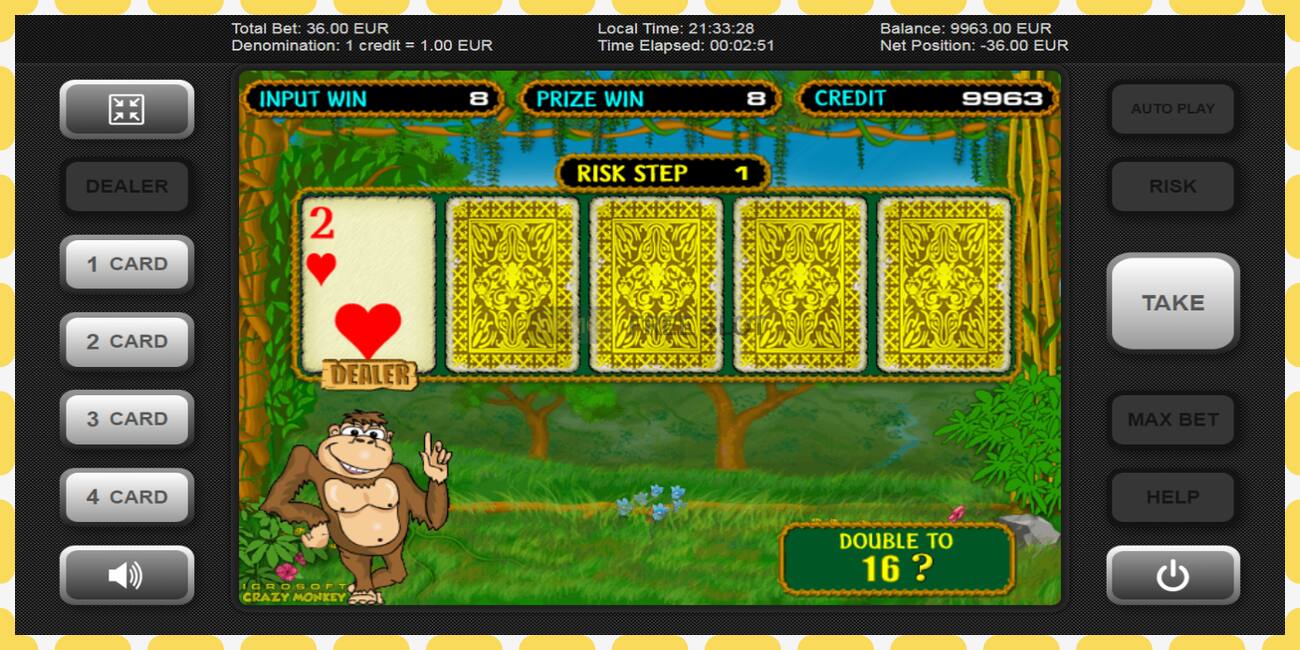 Demo slot Crazy Monkey free and without registration, picture - 1