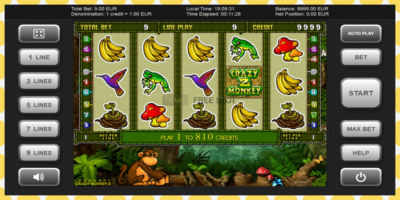 Demo slot Crazy Monkey 2 free and without registration, picture - 1