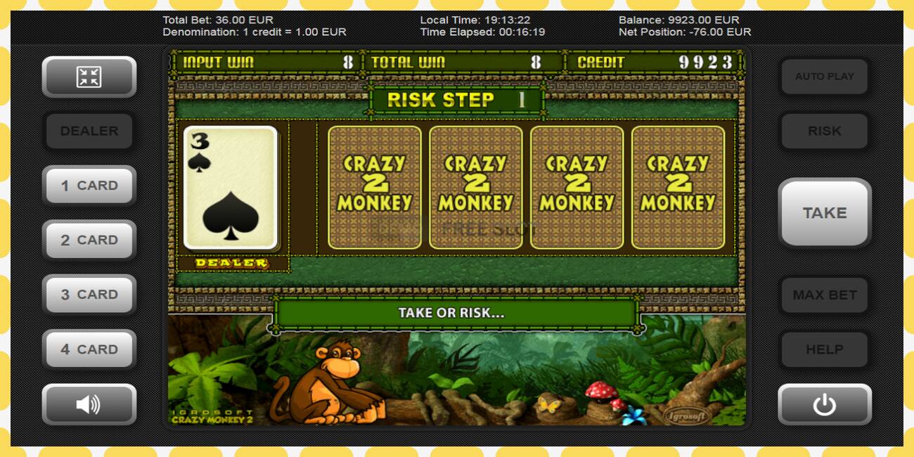 Demo slot Crazy Monkey 2 free and without registration, picture - 1