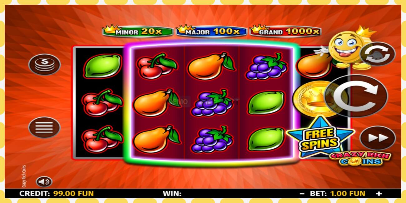 Demo slot Crazy Rich Coins free and without registration, picture - 1