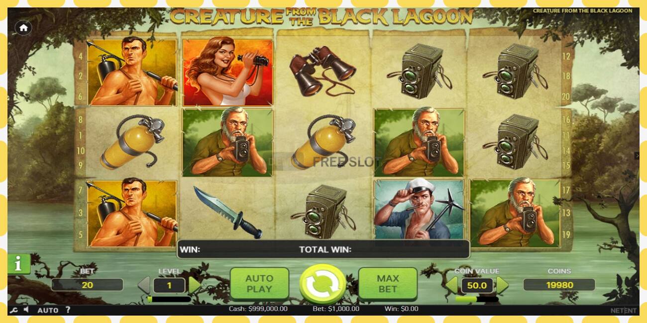 Demo slot Creature From The Black Lagoon free and without registration, picture - 1