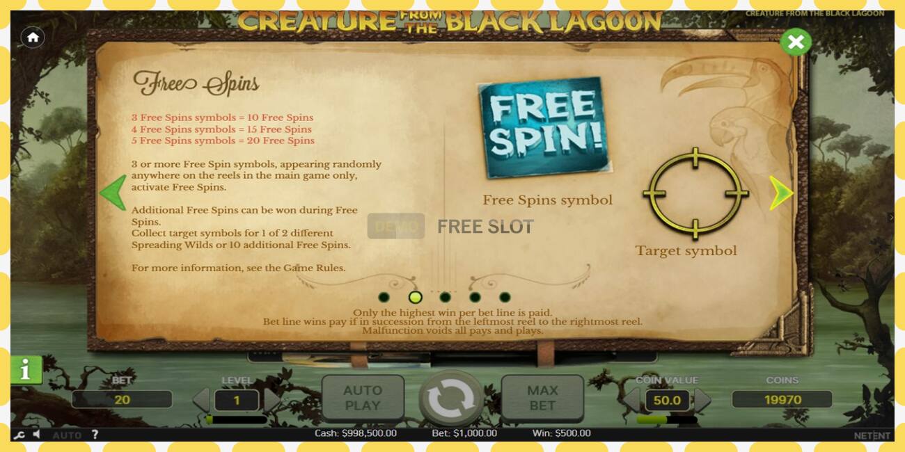 Demo slot Creature From The Black Lagoon free and without registration, picture - 1