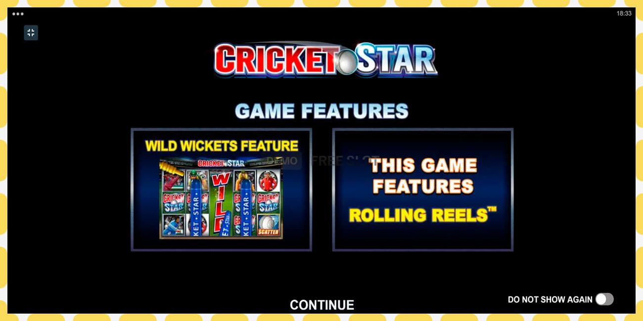 Demo slot Cricket Star free and without registration, picture - 1