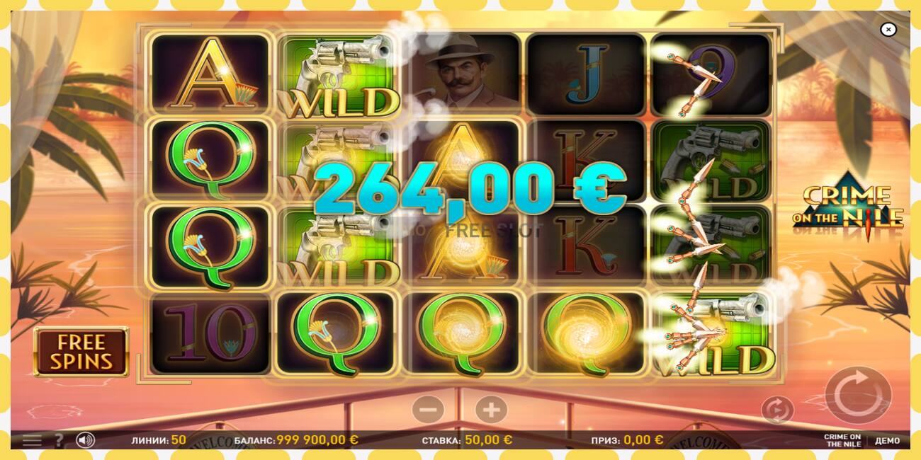 Demo slot Crime on the Nile free and without registration, picture - 1