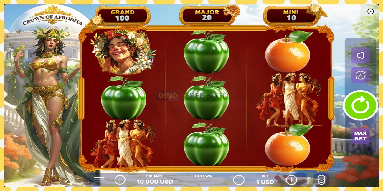 Demo slot Crown of Afrodita free and without registration, picture - 1