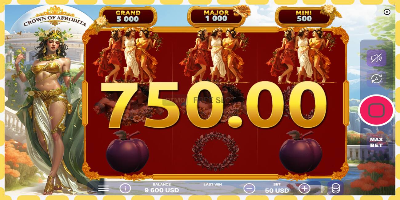 Demo slot Crown of Afrodita free and without registration, picture - 1