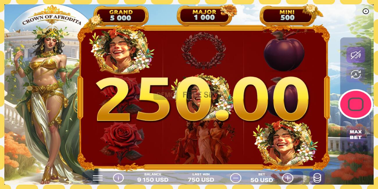 Demo slot Crown of Afrodita free and without registration, picture - 1