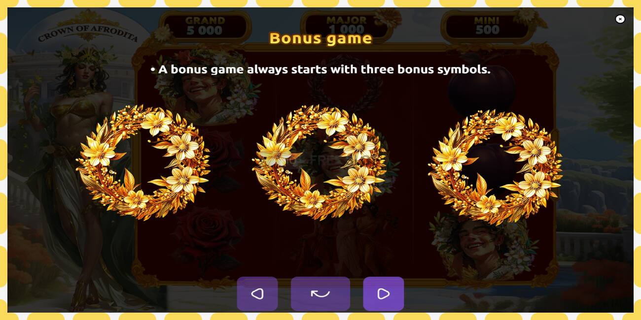 Demo slot Crown of Afrodita free and without registration, picture - 1