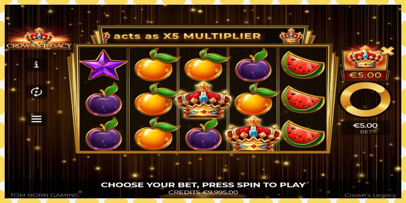 Demo slot Crowns Legacy free and without registration, picture - 1