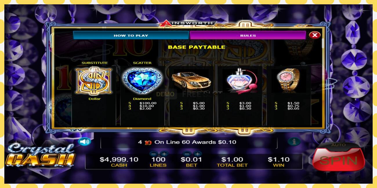 Demo slot Crystal Cash free and without registration, picture - 1