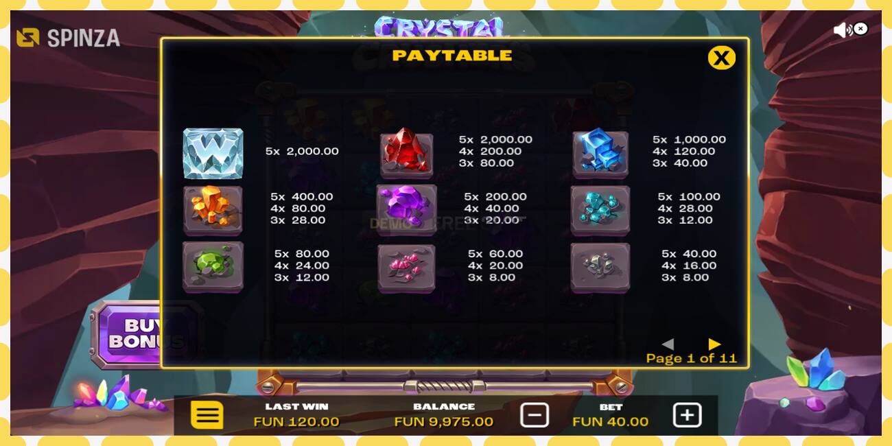 Demo slot Crystal Crushers gratis och utan registrering, bild - 1