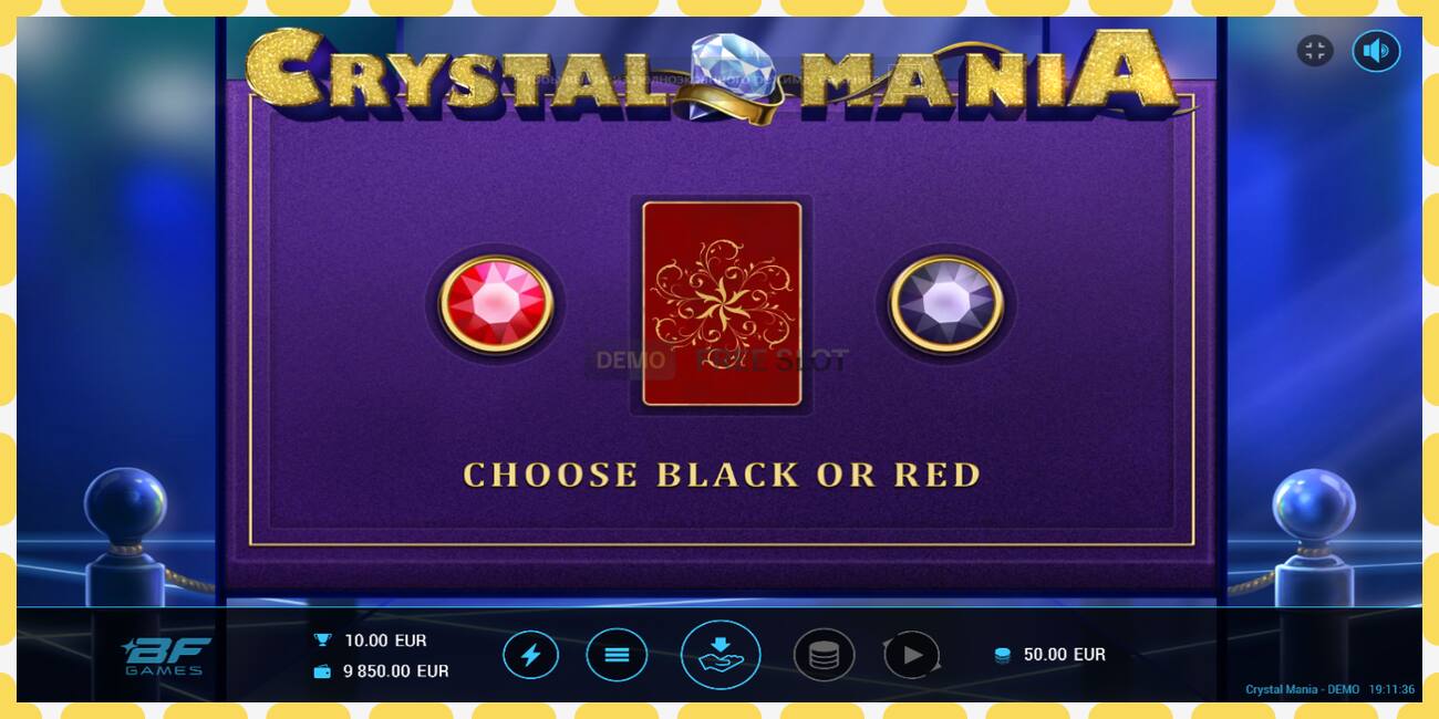 डेमो स्लॉट Crystal Mania विनामूल्य आणि नोंदणीशिवाय, चित्र - १