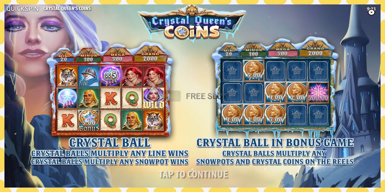 Demo slot Crystal Queens Coins free and without registration, picture - 1