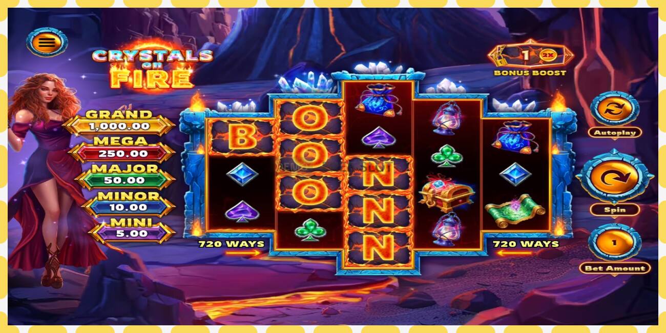 Demo slot Crystals on Fire free and without registration, picture - 1