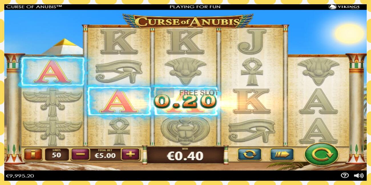 Demo slot Curse of Anubis free and without registration, picture - 1