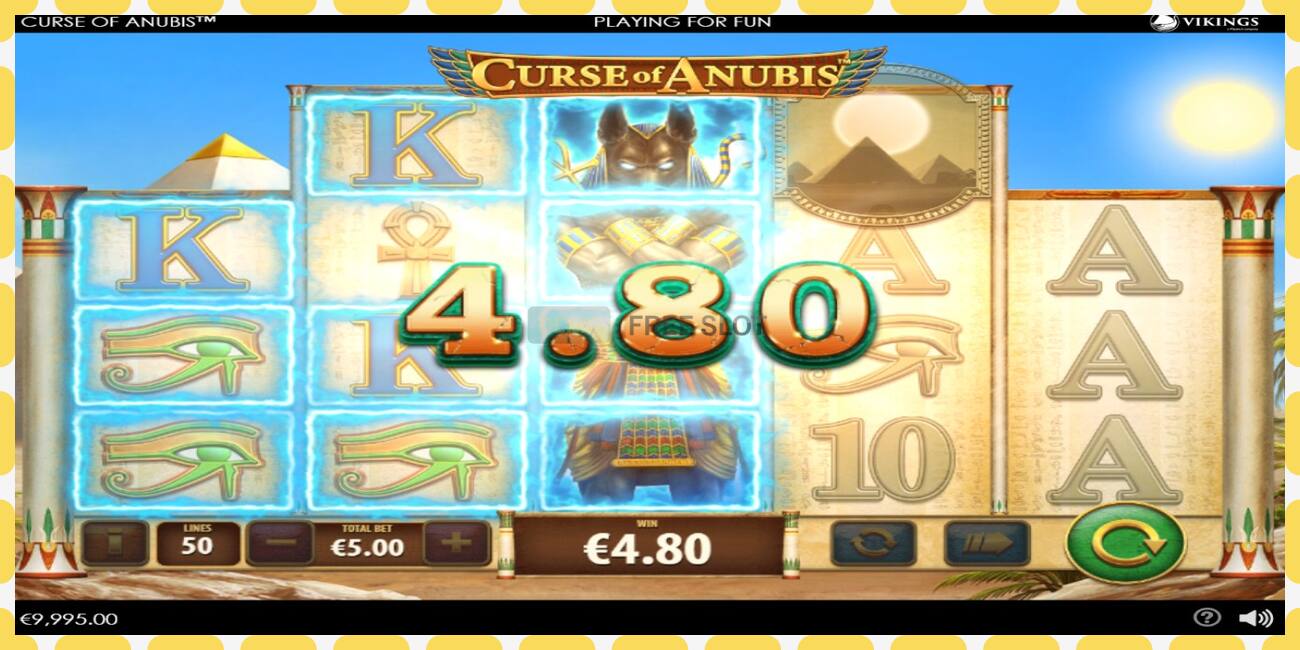 Demo slot Curse of Anubis free and without registration, picture - 1