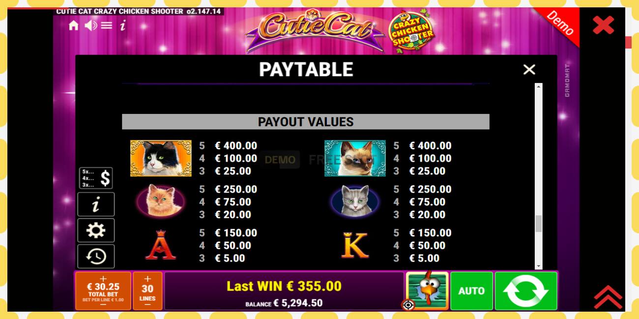 Demo slot Cutie Cat free and without registration, picture - 1