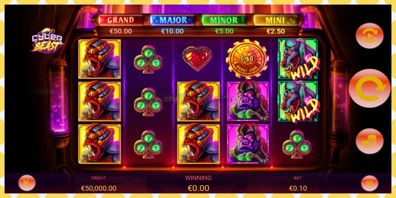 Slot de demonstração Cyber Beast grátis e sem registro, foto - 1