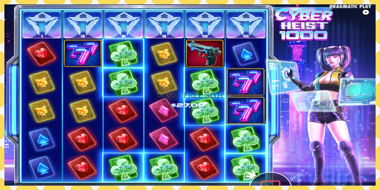 Demo slot Cyber Heist 1000 free and without registration, picture - 1